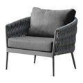 Sillón Individual Caspio — Charcoal / Grey