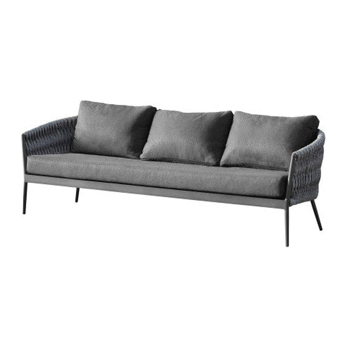 Sofá Caspio — Charcoal / Grey