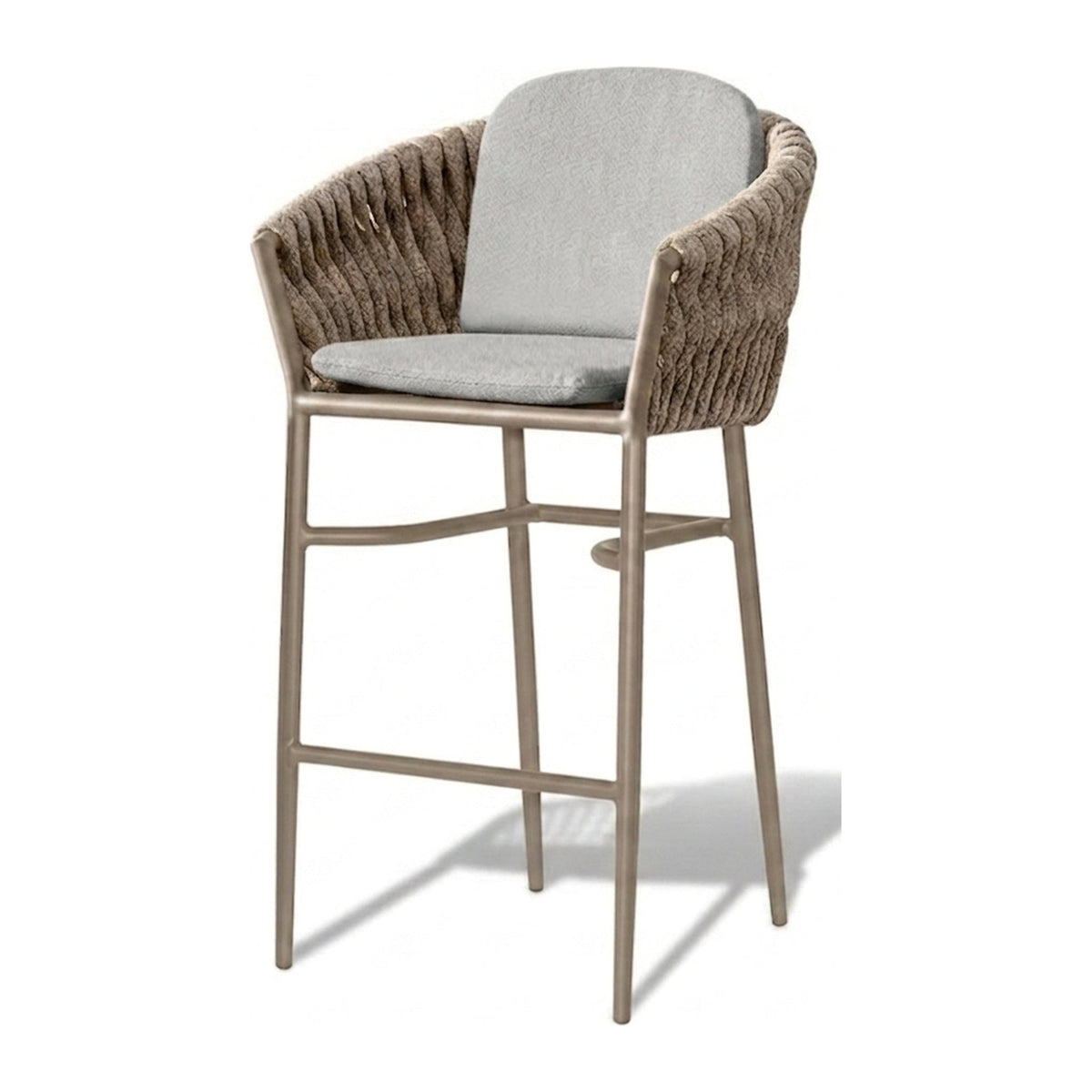 Silla de Bar Caspio — Champagne / Dove Beige