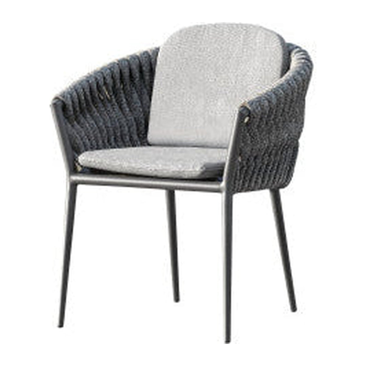 Silla de Comedor Caspio — Charcoal / Grey