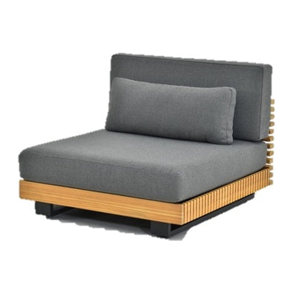 Sillón Individual sin Brazos Pacific — Charcoal