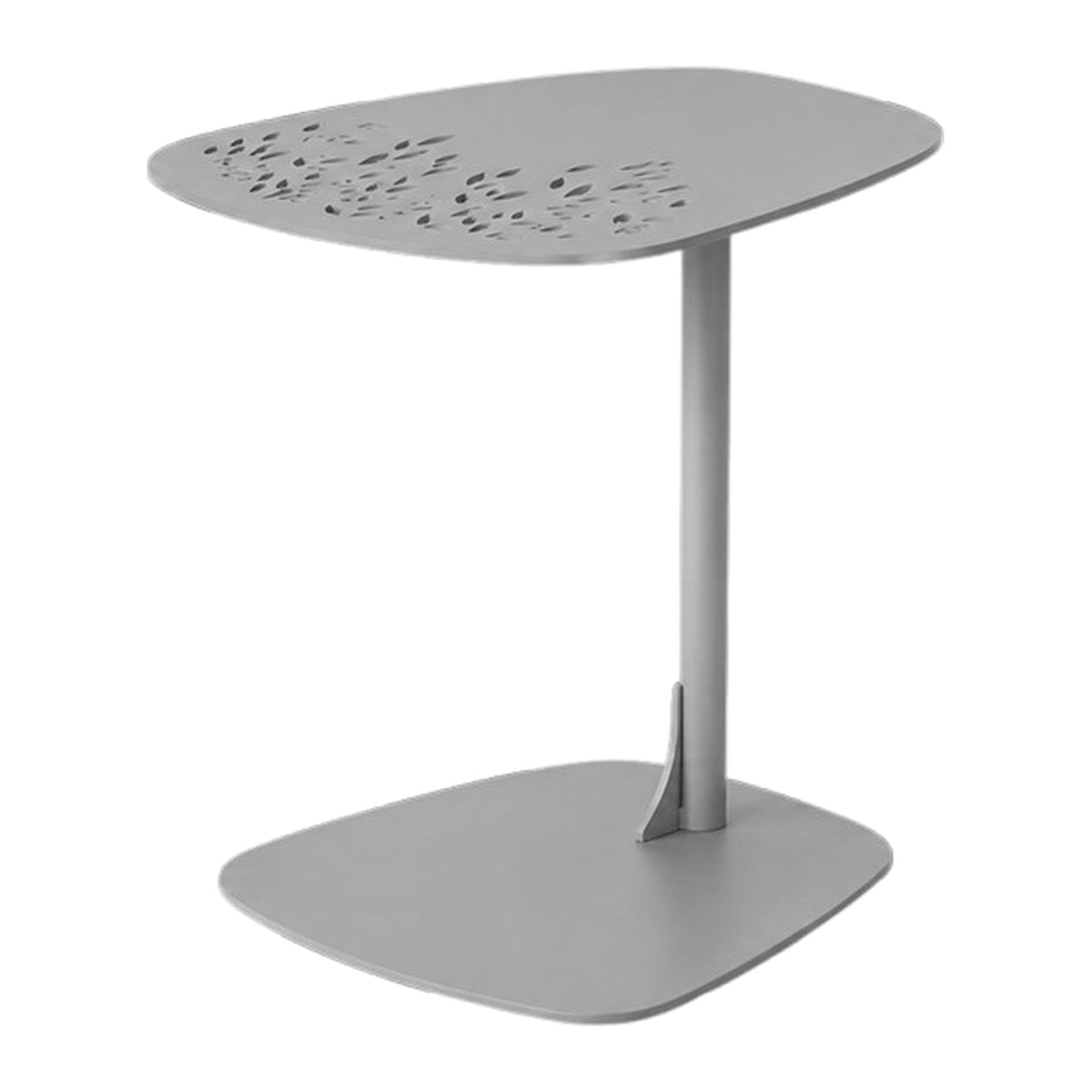 Mesa Lateral Caspio Grapa — Light Grey