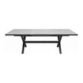 Mesa de Comedor Extensible Galilea 240-300 — Cerámica Light Grey / Charcoal