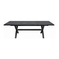 Mesa de Comedor Extensible Galilea 240-300 — Cerámica Charcoal