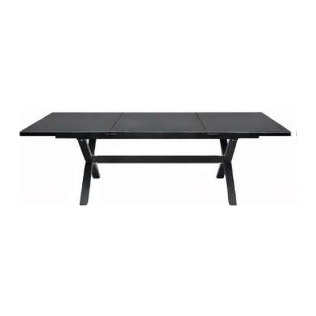 Mesa de Comedor Extensible Galilea 240-300 — Cerámica Charcoal