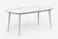 Balbina Mesa de Comedor 220 — Sintered Stone Blanco / Light Grey