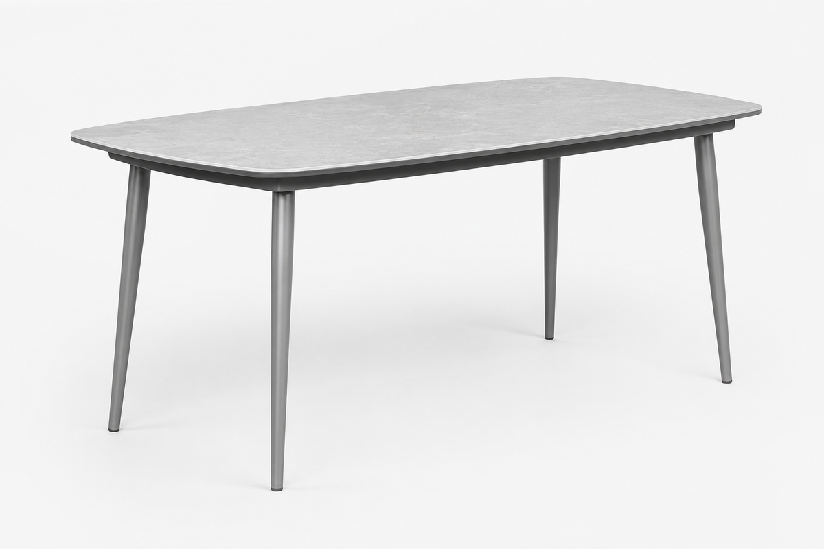 Balbina Mesa de Comedor 220 — Cerámica Light Grey