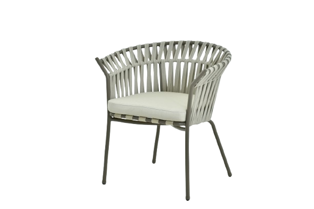 Baltic Silla con Brazos — Taupe (Sin Cojin Respaldo)