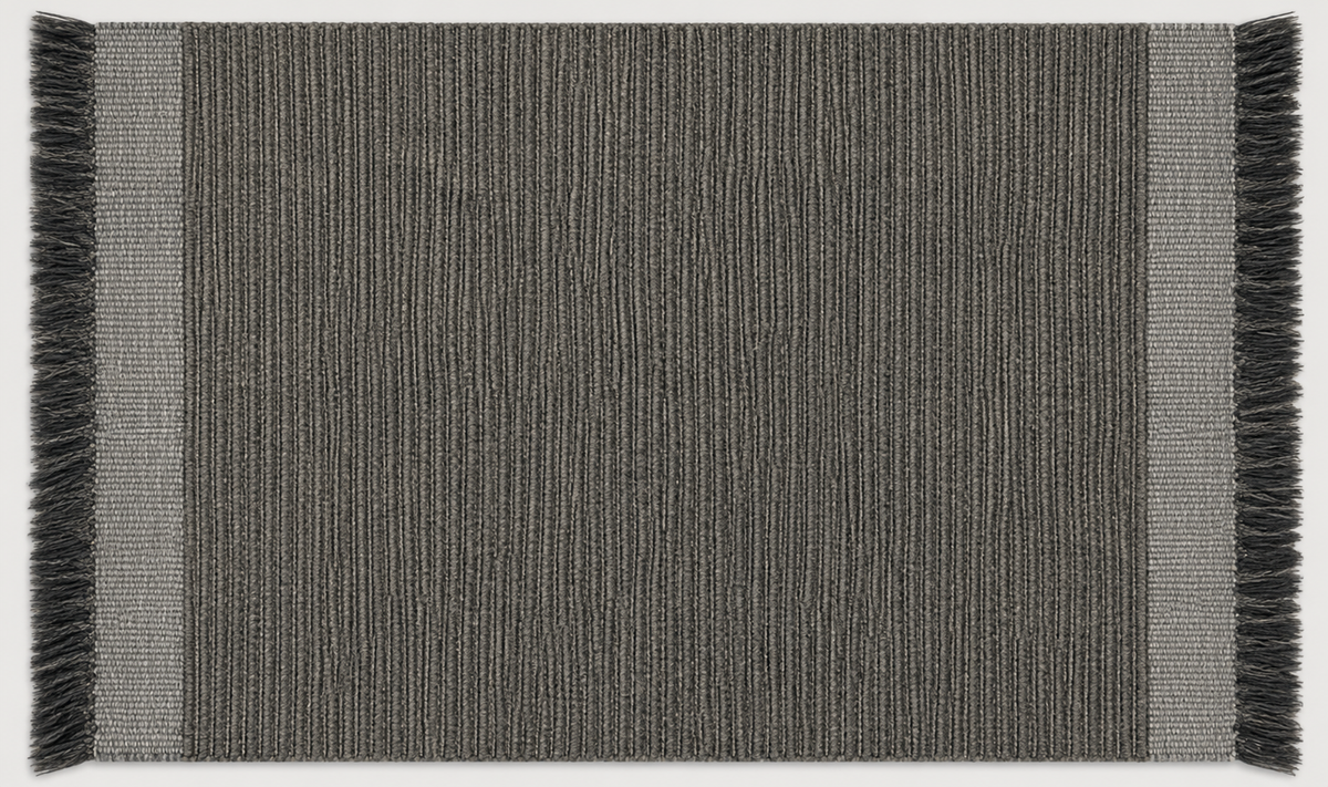 Carpet Tapete Ribs 400 X 300 Col. Dark Grey (Carpet Ribs 400X300 Dark Grey)
