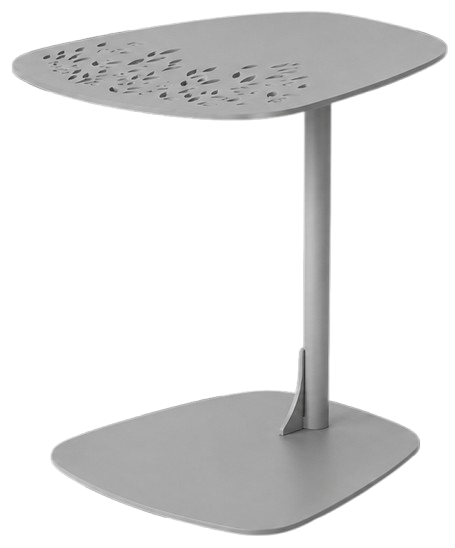 Mesa Lateral Caspio Grapa — Light Grey — imagen original
