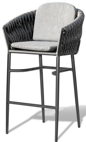 Caspio Silla de Bar — Charcoal / Grey