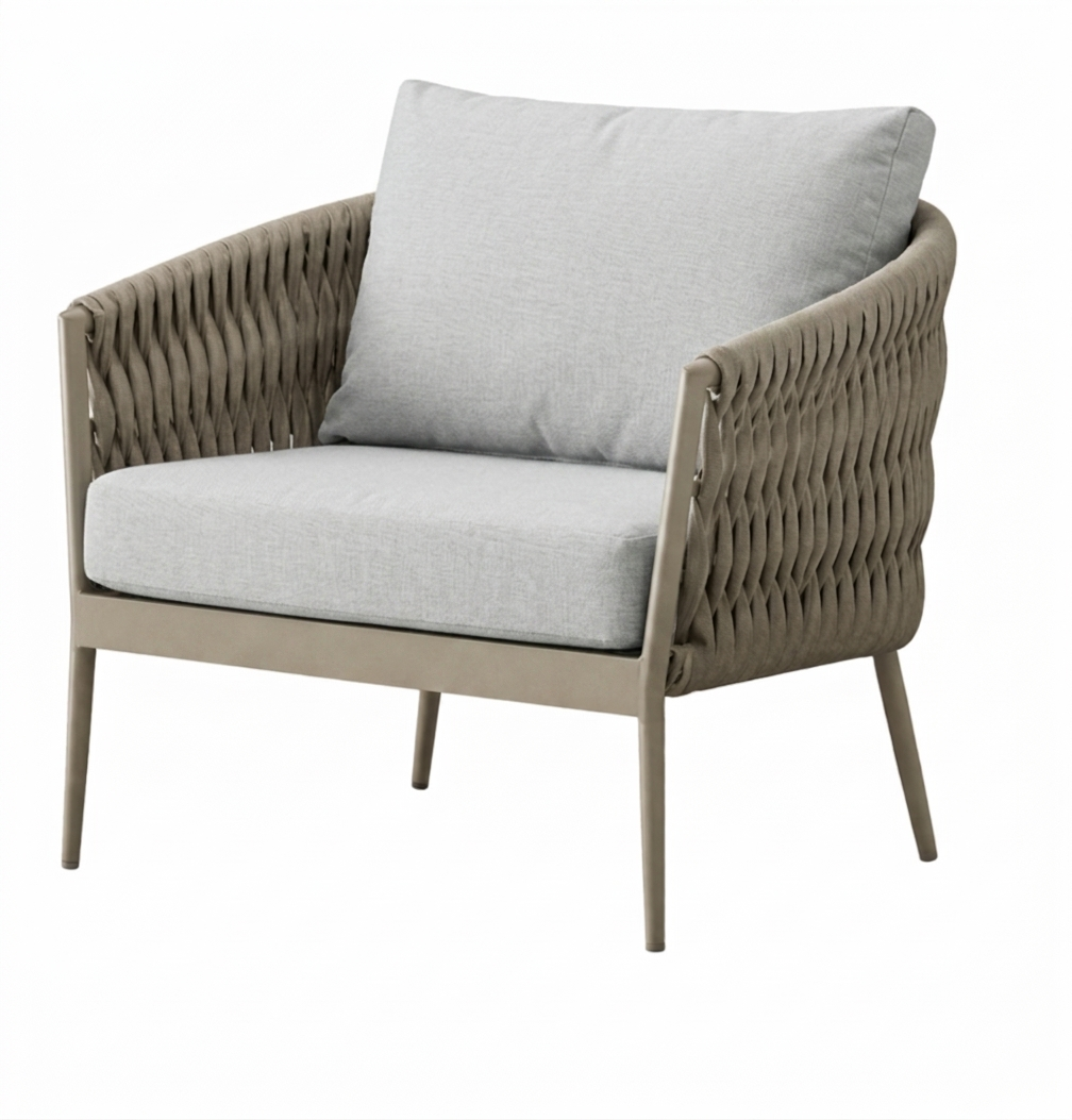 Sillón Individual Caspio — Champagne / Dove Beige — imagen original