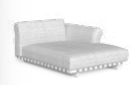 Argo Alu Sofa Lounge XL Brazo Izquiero (Sx) A13-Taupe B3