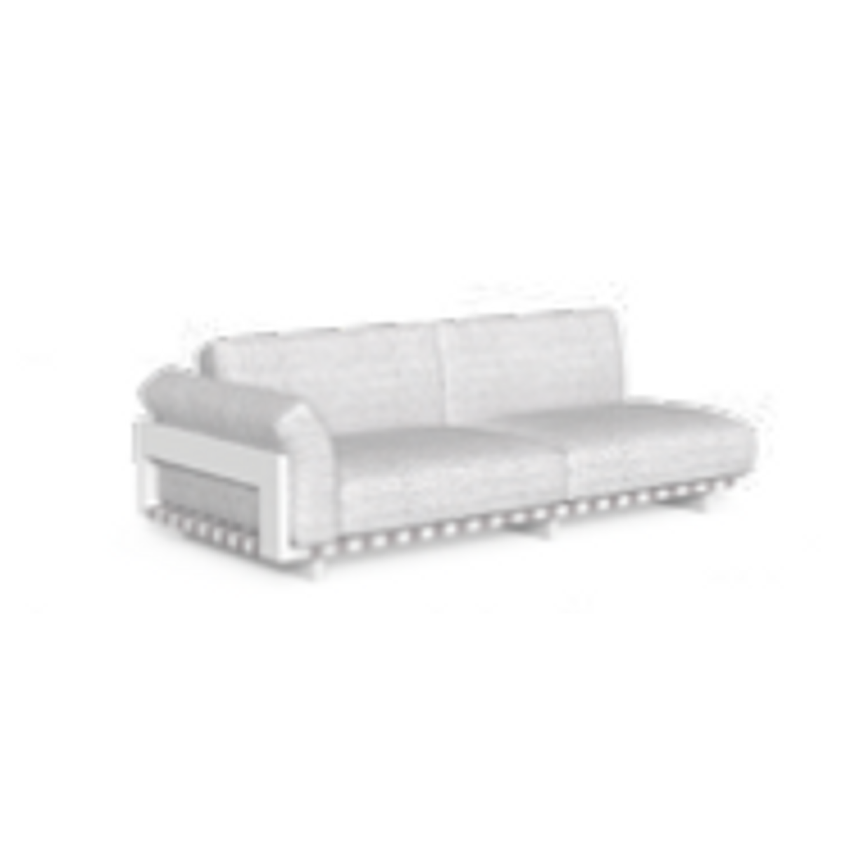 Argo Alu Sofa un Brazo Derecho (DX)  A13-Taupe B3
