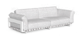 Argo Alu Sofa 3 Plazas A13-Taupe B3