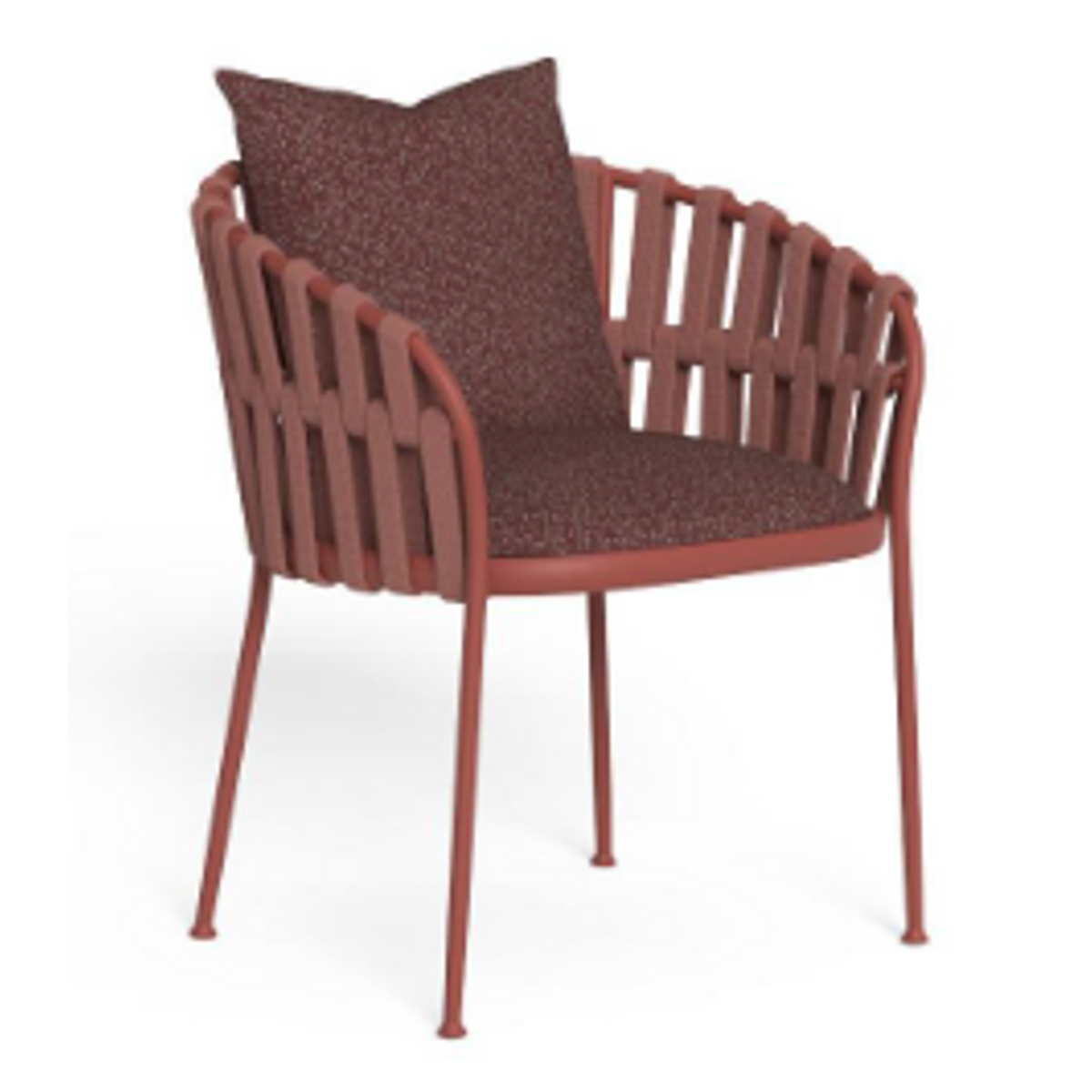 Frame Silla con Brazos Color A7 Red - R40 Red - C9145 Indian red. 62ax65px75h Cm