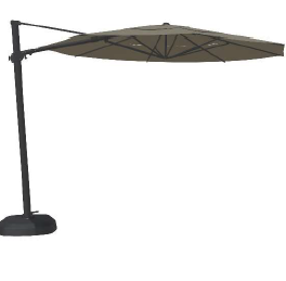 AG25TR10 Sombrilla Aluminio Cantilever D304 + Base AKZ