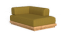 SOFA LONGUE SX / CODE: ITACLSX 150x100x65cm