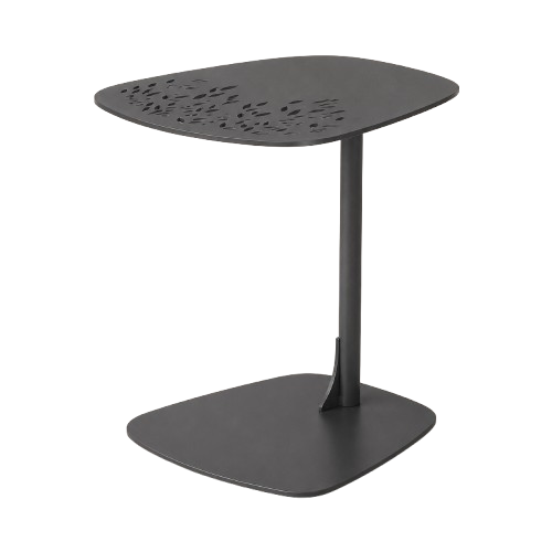 Mesa Lateral Caspio Grapa — Charcoal — imagen original