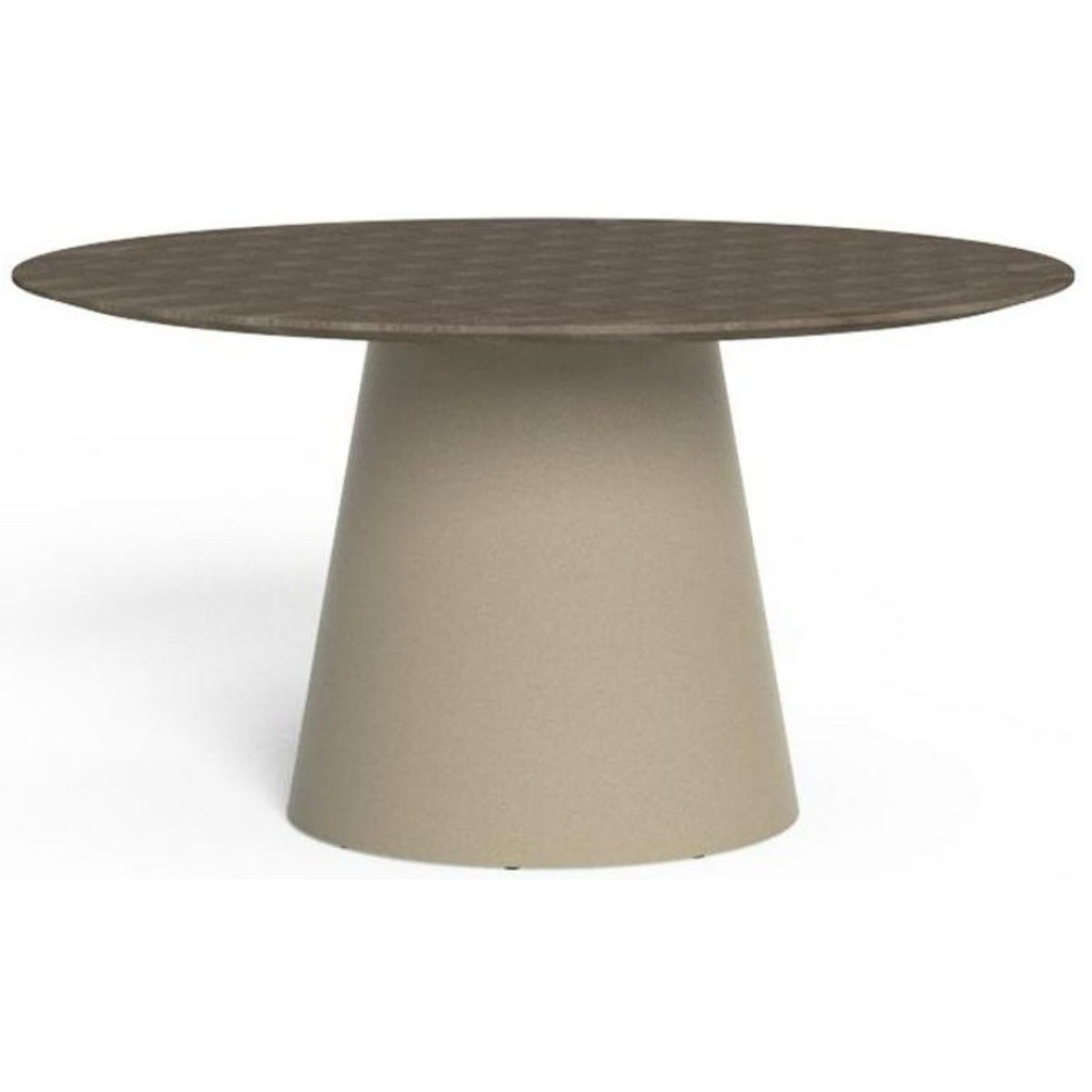 Dolcevita Teak Mesa de Comedor Color A13 Dove, L13 Teka Silver Grey. 140dx74h Cm