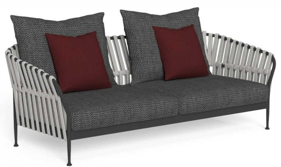Frame Loveseat Color A14 Grafito - R30 Grey -  C95 Dark Grey. 200ax90px70h Cm
