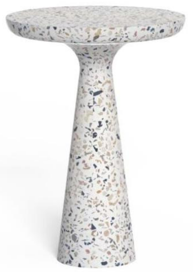 Gabri Mesa de Centro Color S32 Beige. 40dx55h Cm.