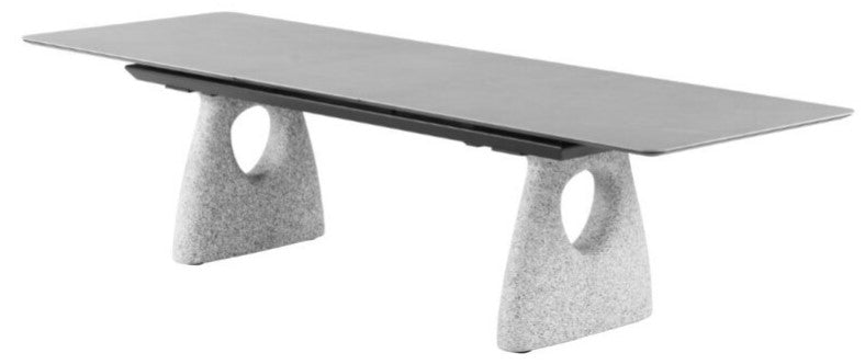 Petra Mesa de Comedor Extensible 180-240 — Sintered Stone Armani / Charcoal