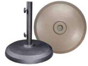 Base para Sombrilla de 50lb Cast Alum Negra