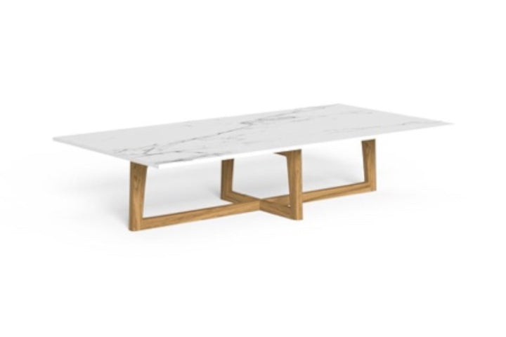 Ever Mesa de Centro 160 X 80 Color L9 Teka Natural - S17 Calacatta