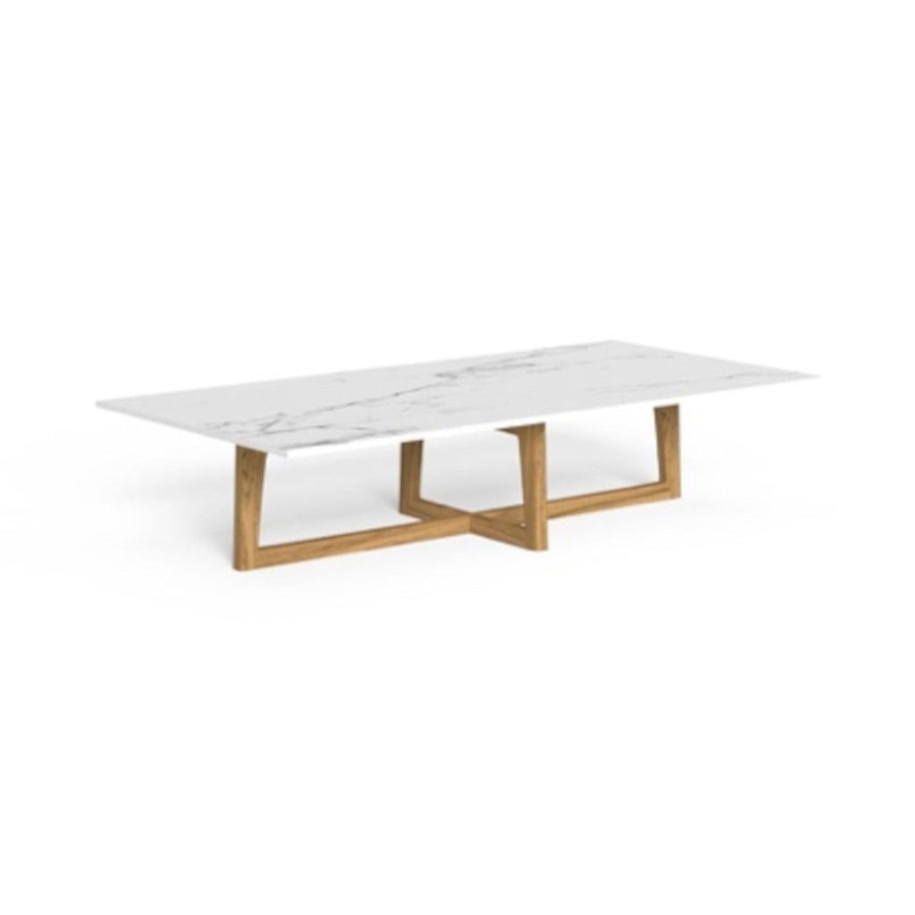 Ever Mesa de Centro 160 X 80 Color L9 Teka Natural - S17 Calacatta