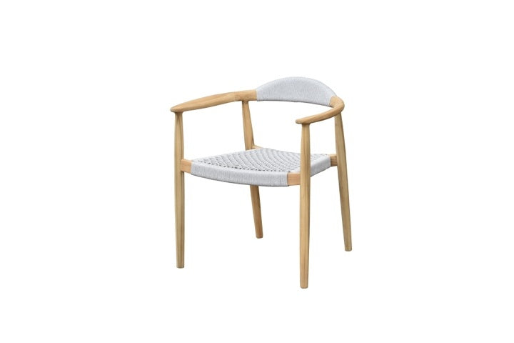 Silla de Comedor Indus — Teca Natural — imagen original