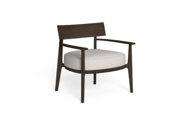 Ever Sillón con Brazos Color L14 Palissandro - C123 White Beige